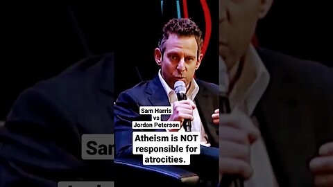 Atheism has not caused atrocities. #samharris #jordanpeterson #atheism #god #religion #pangburn