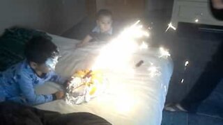 C'est ce qui s'appelle se réveiller la "tête dans le gâteau"