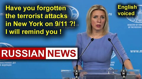 Have you forgotten the terrorist attacks in New York on 9/11?! I will remind you! Russia, Ukraine