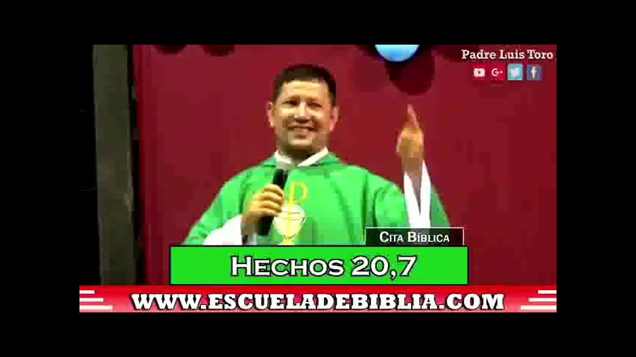 ¿Sábado o domingo?¿Que dice la Biblia? Padre Luis Toro.