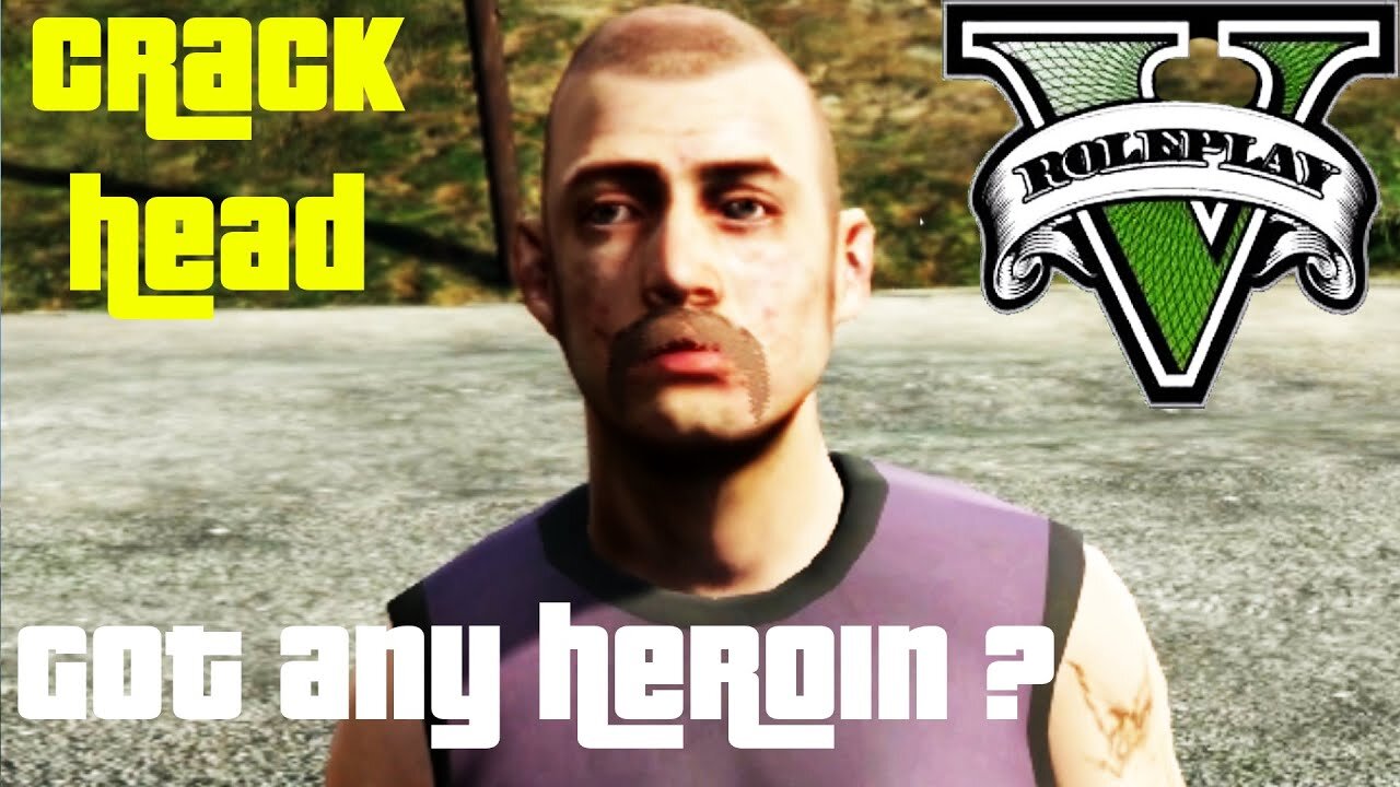 CRACKHEAD GOES CRAZY GTA RP