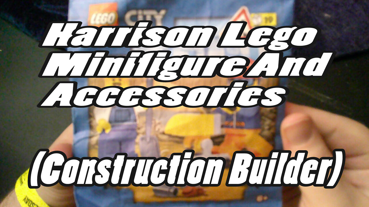 Harrison Lego Minifigure And Accessories (Construction Builder)