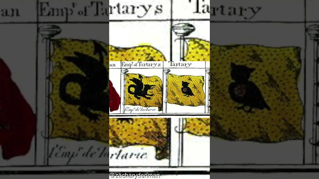 In Bowles's Naval Flags Of The World 1783 displays the Griffin Flag & Owl Flag of Great Tartaria