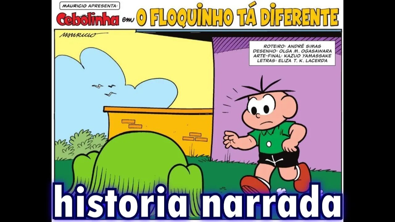 Cebolinha em-O Floquinho tá diferente | Gibis do Rapha