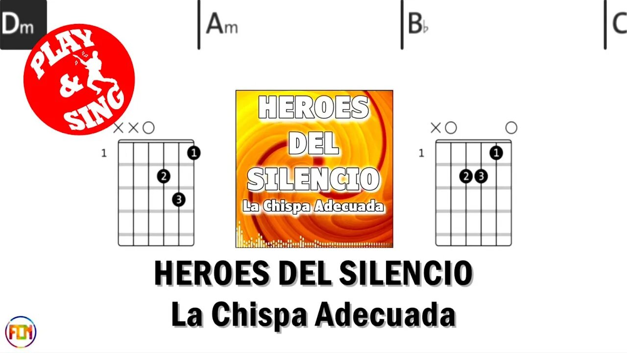 HEROES DEL SILENCIO La Chispa Adecuada FCN GUITAR CHORDS & LYRICS