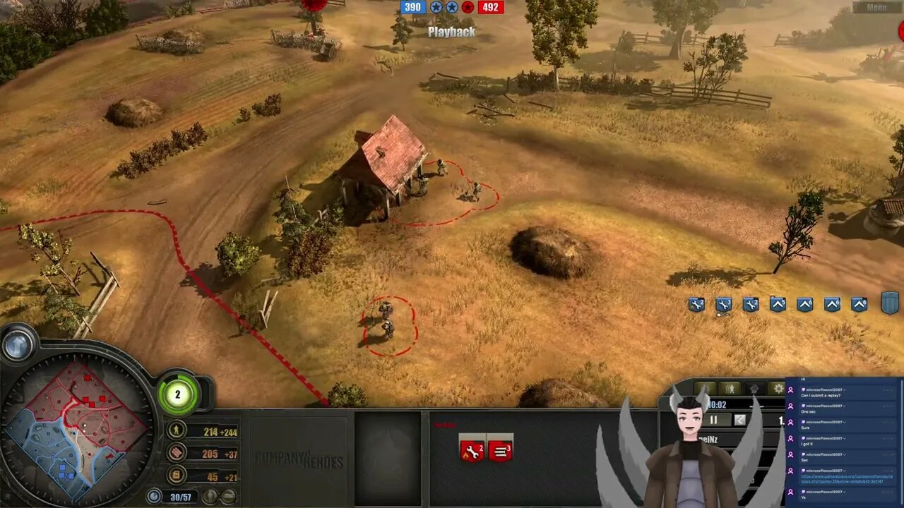 Techno (Wehr) vs peiNz (US) || Company of Heroes 1