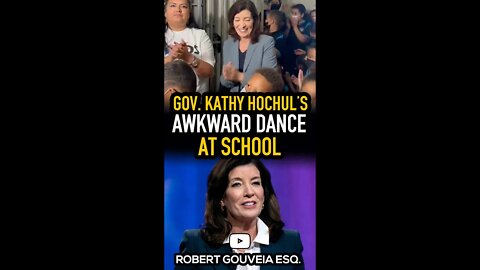 Gov. Kathy Hochul's Awkward Dance at School #shorts