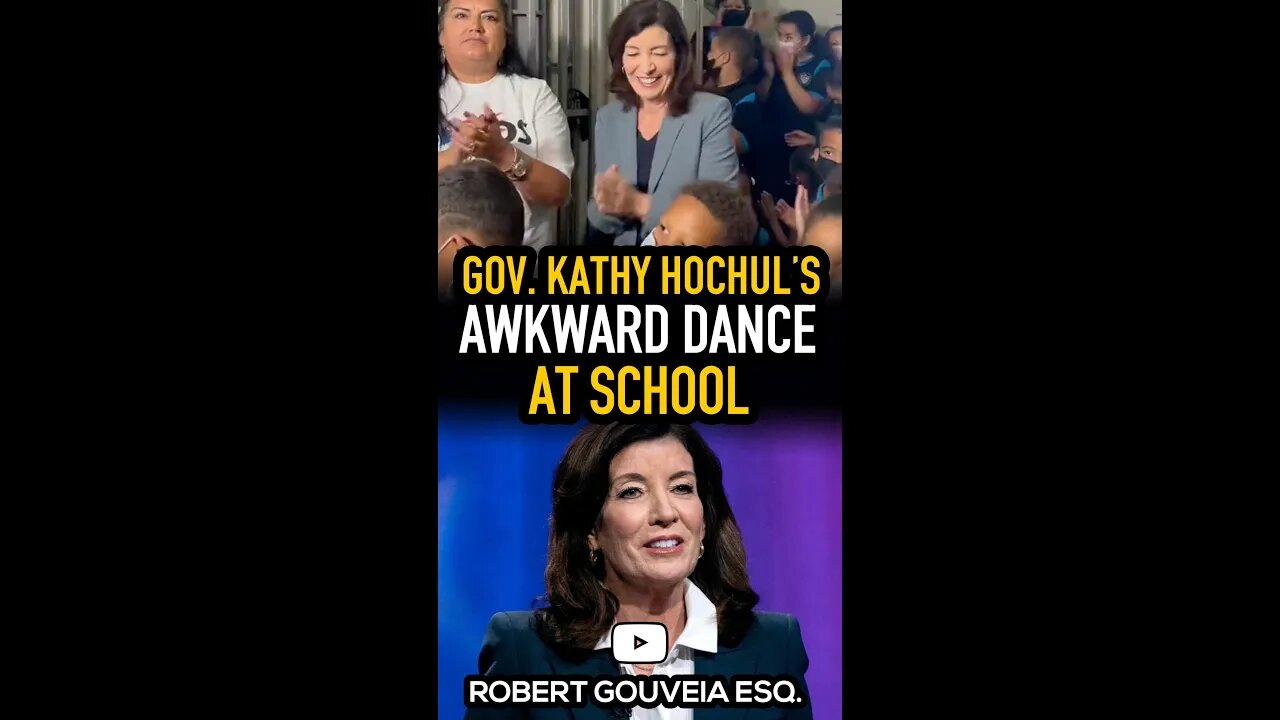 Gov. Kathy Hochul's Awkward Dance at School #shorts