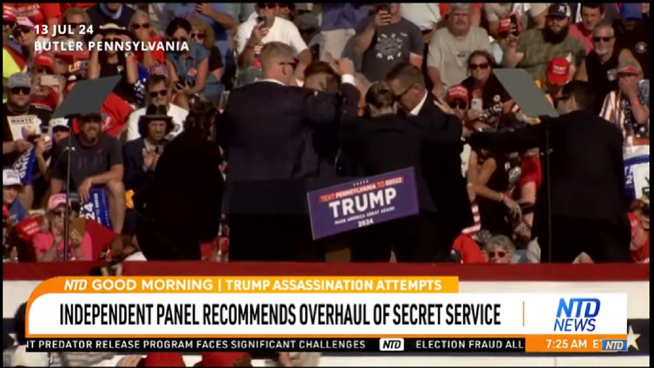 INDEPENDENT PANEL RECOMMENDS OVERHAUL OF SECRET SERVICE