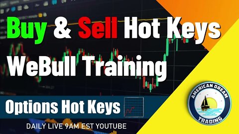 Buy & Sell Hot Keys Options Webull Training Stock Market