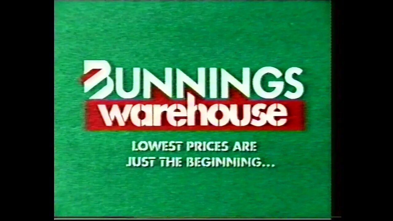 TVC - Bunnings Warehouse 01 - May 2002 Australia