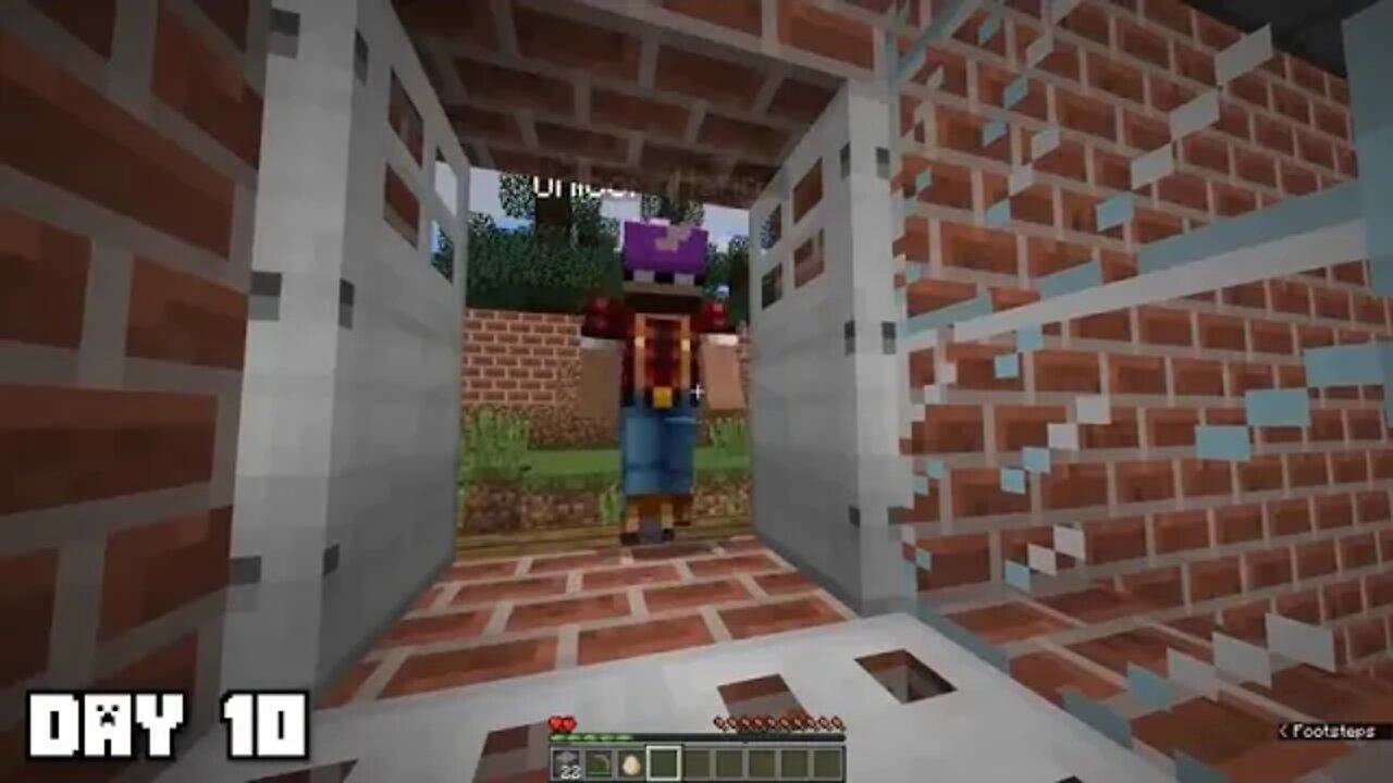 I survived 100 Days as a Chicken in Minecraft ##### 15