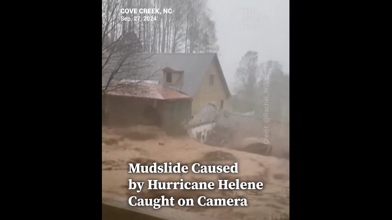 HURRICANE HELENE CAUSED A MUDSLIDE💦🌊🏡TO SWEEP AWAY SURVIVOR PROPERTY💦🌊🏡💫