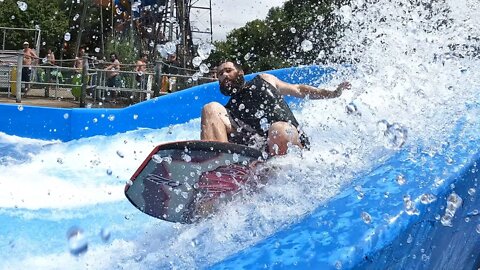 flowrider - Kyle at Soak City, Kings Island (2022) #shorts