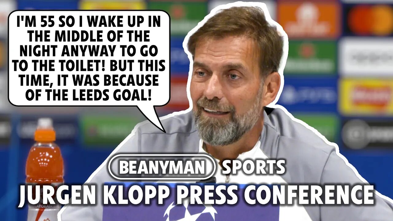 'I WOKE UP in the middle of the night because of the Leeds goal' | Liverpool v Napoli | Jurgen Klopp