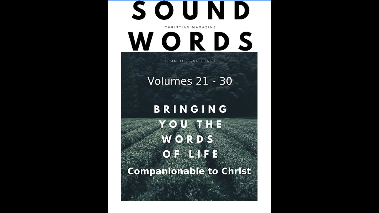 Sound Words, Companionable to Christ