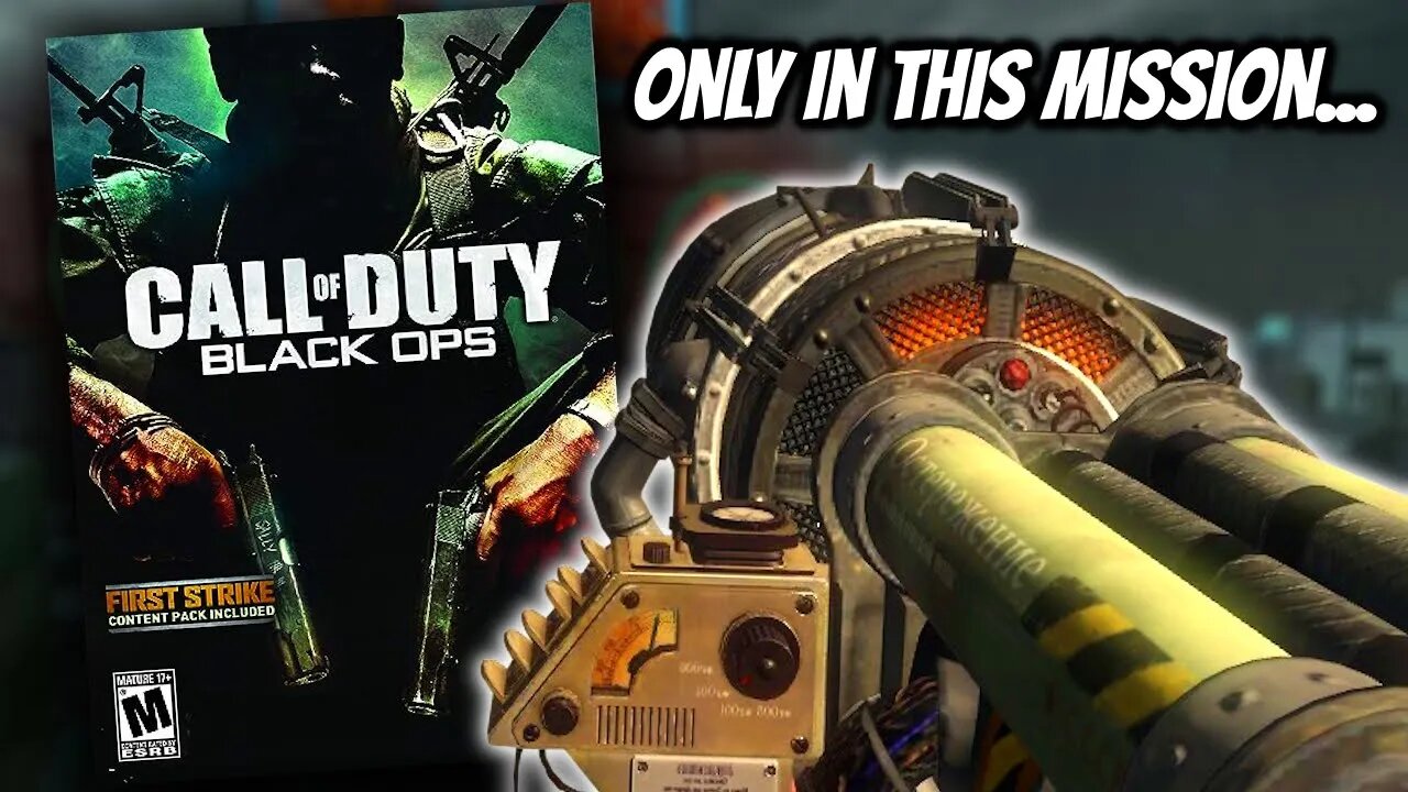 This Is The THUNDERGUN From Black Ops Campaign...