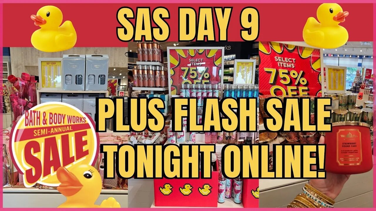 SAS DAY 9 | 20% OFF ✨ FLASH SALE ✨ at Bath & Body Works | 75% Finds In Store | #bathandbodyworks