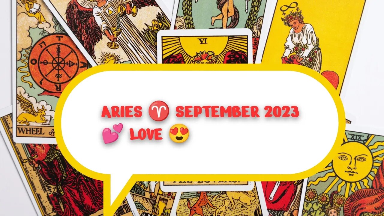 ARIES ♈ MAKE THE MOVE! SEPTEMBER 2023 LOVE READING