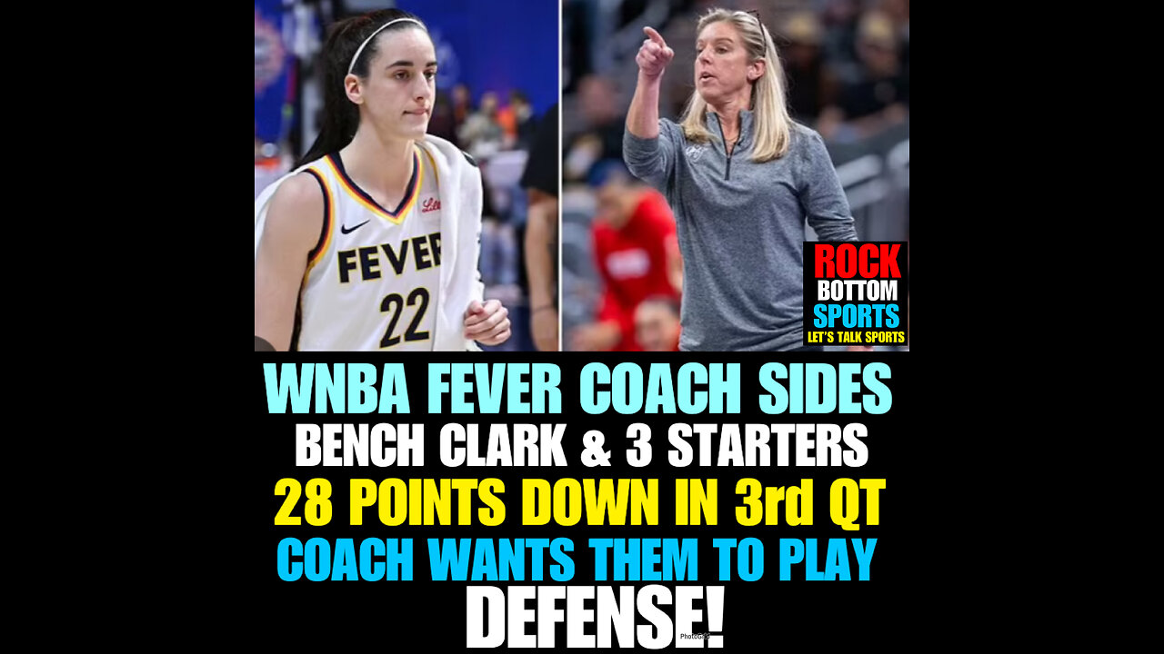 WNBAB #36 Caitlin Clark, 3 more starters benched in blowout loss!