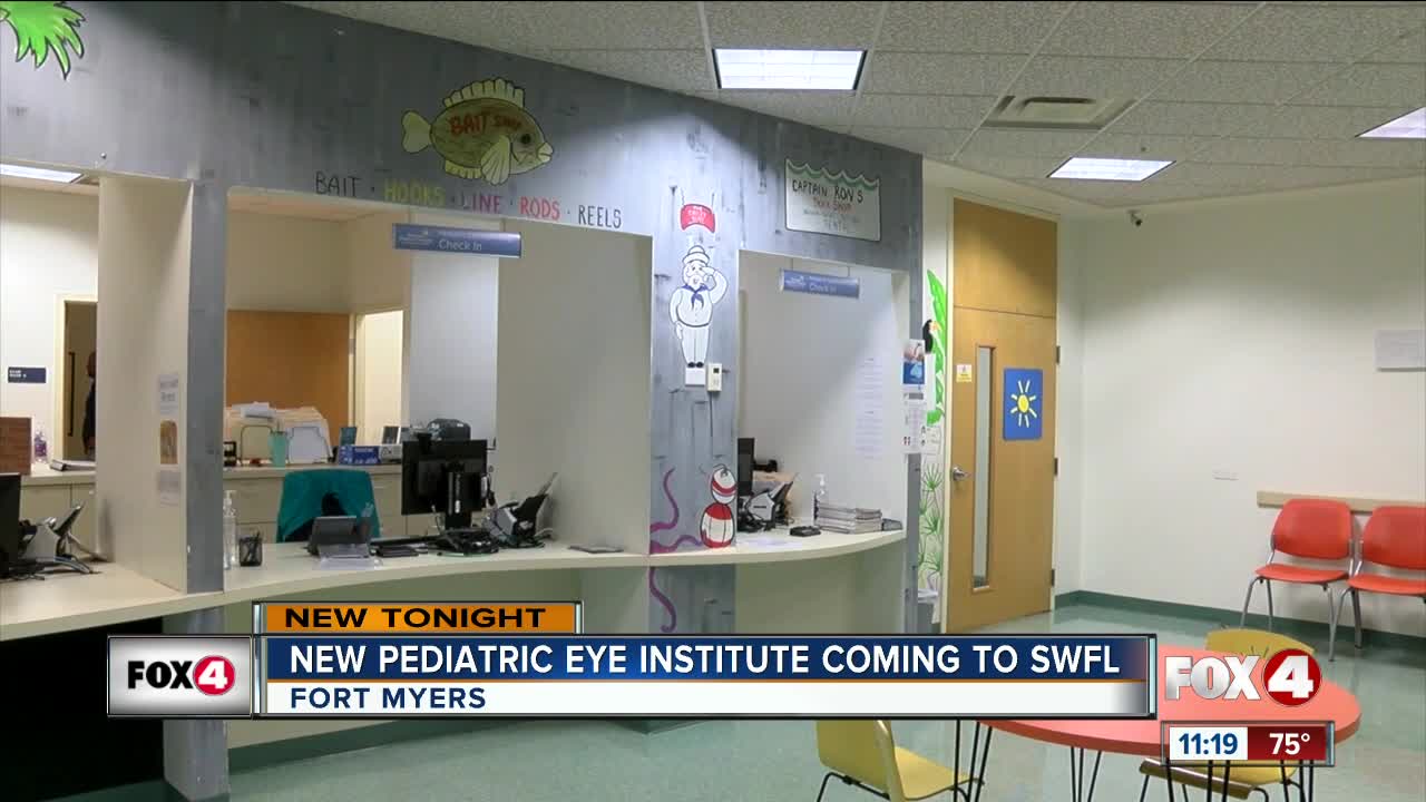 New pediatric eye institute coming to southwest Florida