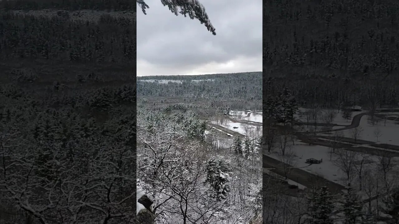 awesome scenic outlook over lake.