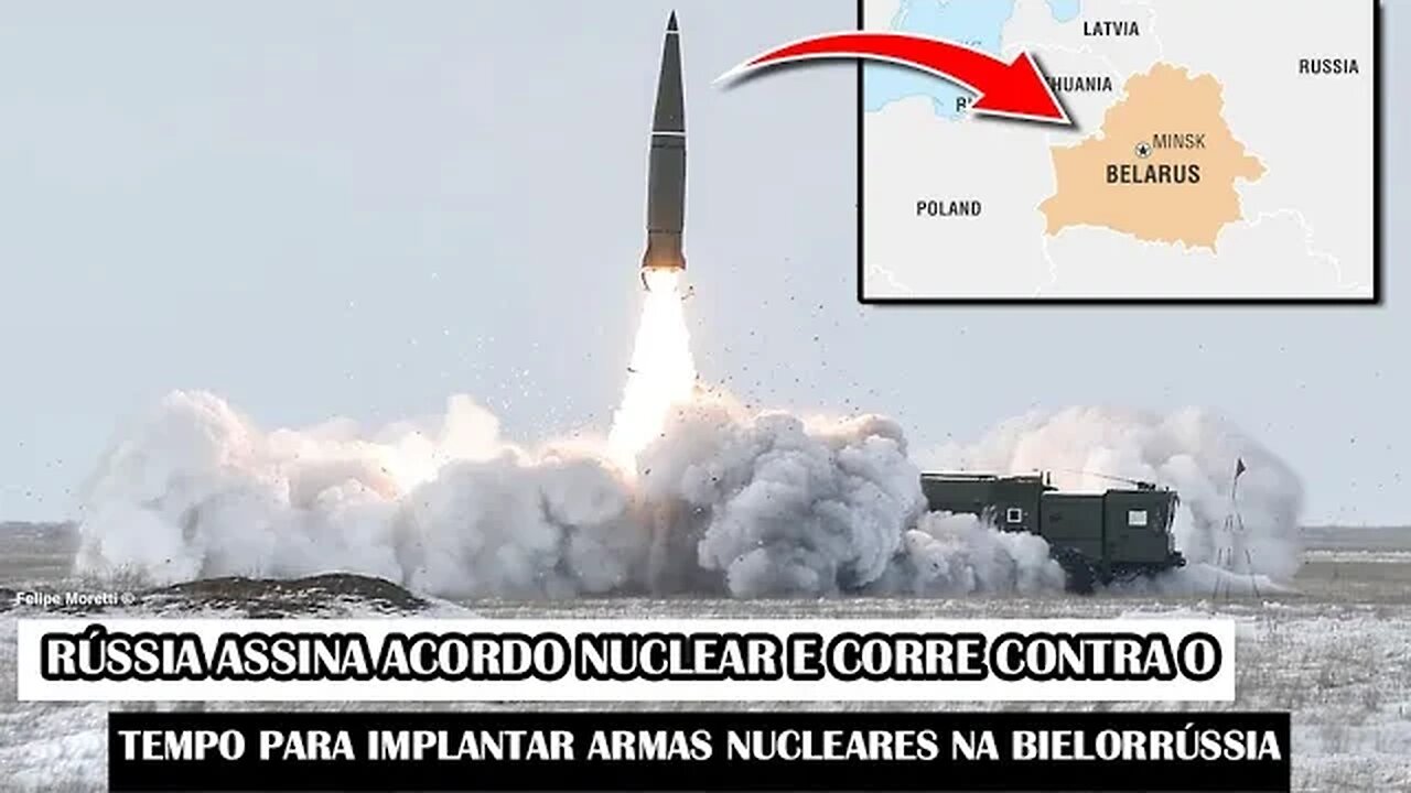 Rússia Assina Acordo Nuclear E Corre Contra O Tempo Para Implantar Armas Nucleares Na Bielorrússia