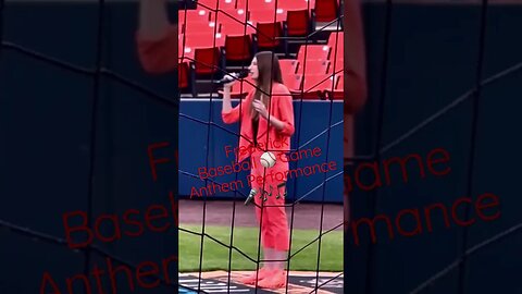 Singer at the Frederick Keys Stadium