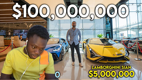 world's the most exclusive car dealership located in Dubai, UAE Reaction