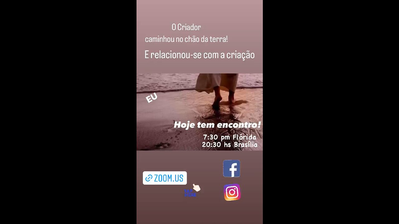 Encontro no Evangelho, onde a Graça de Deus é de Graça! https://zoom.us/j/88127668434