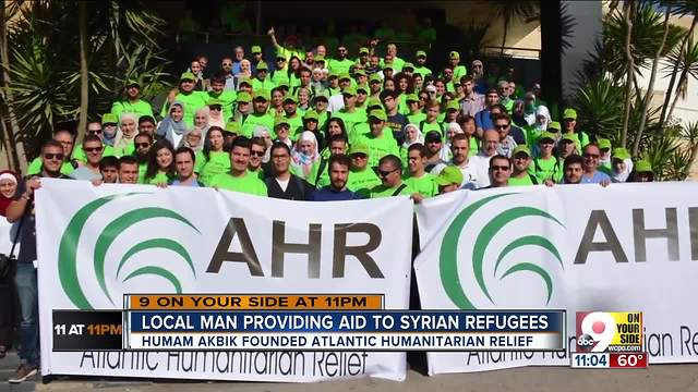 Local man providing aid to Syrian refugees