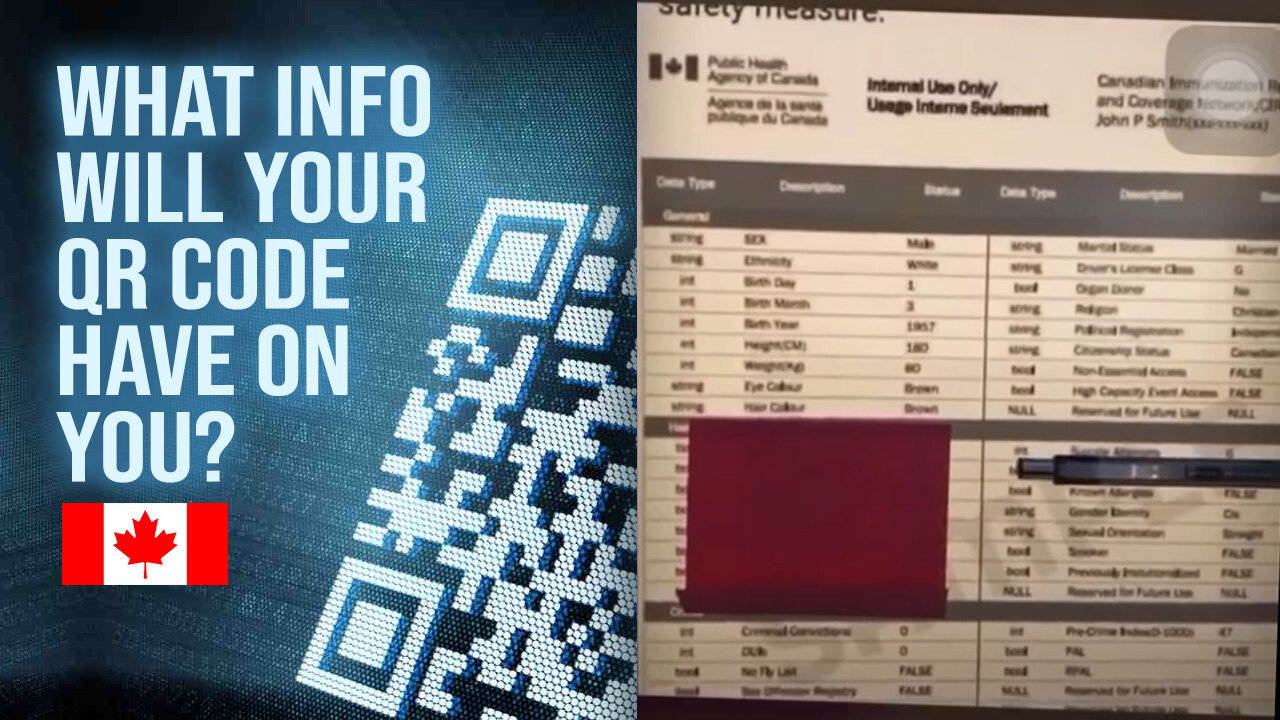 What info will your QR Code have on you?