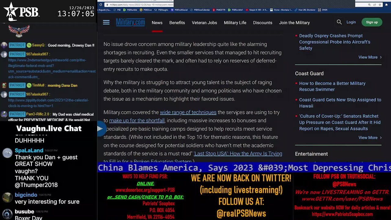 2023-12-26 13:00 EST - You Don't Say Gang :