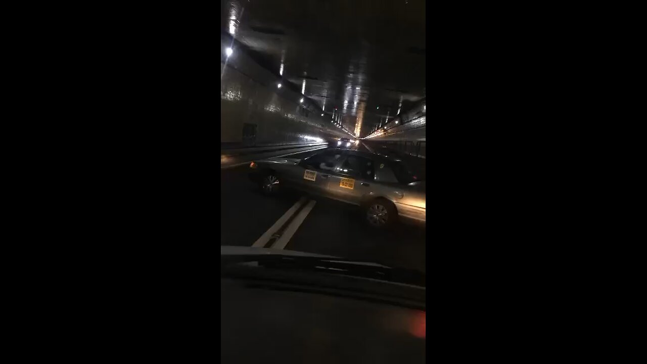 U turn in tunnel was nuts.