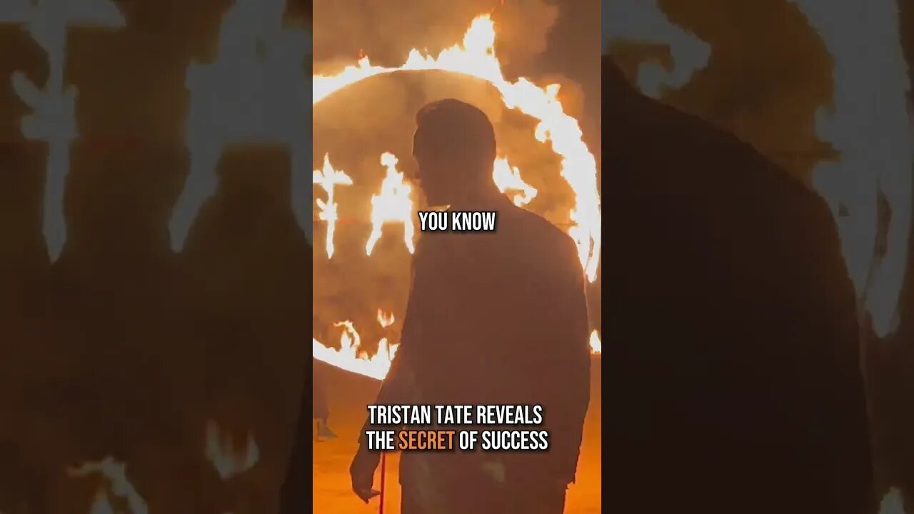 Tristan Tate reveals the secret of success