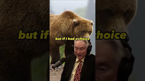 Joe Rogan's Reaction to a Close Encounter with a Massive Bear ft. Michio Kaku #1980