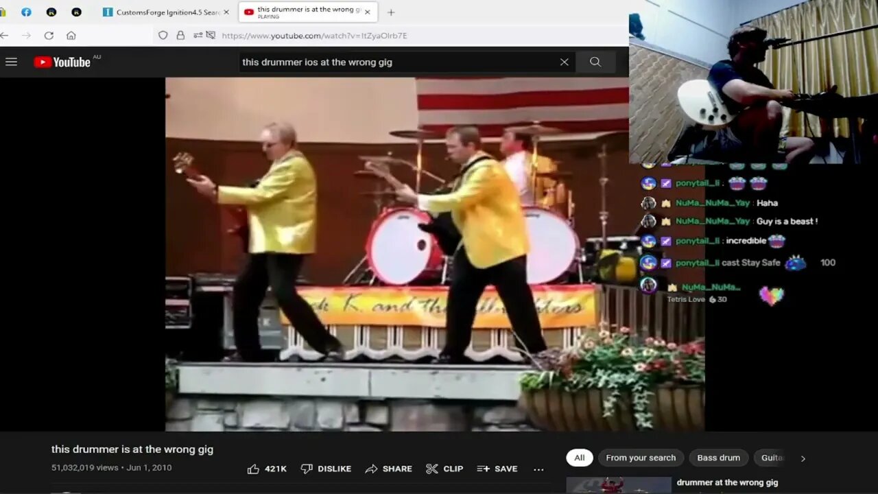 "This Drummer Is At The Wrong Gig" - Streamer Reaction