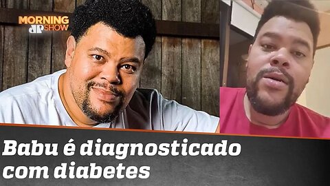 Após susto, Babu Santana é diagnosticado com diabetes: “Cuidem da saúde”