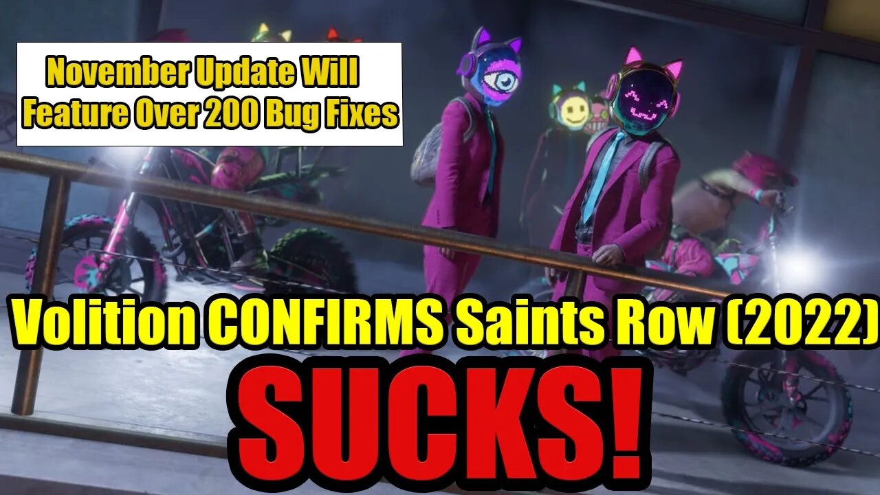 Volition ADMITS the Saints Row Reboot is a MESS! | Plus the future of the Saints Row Reboot!