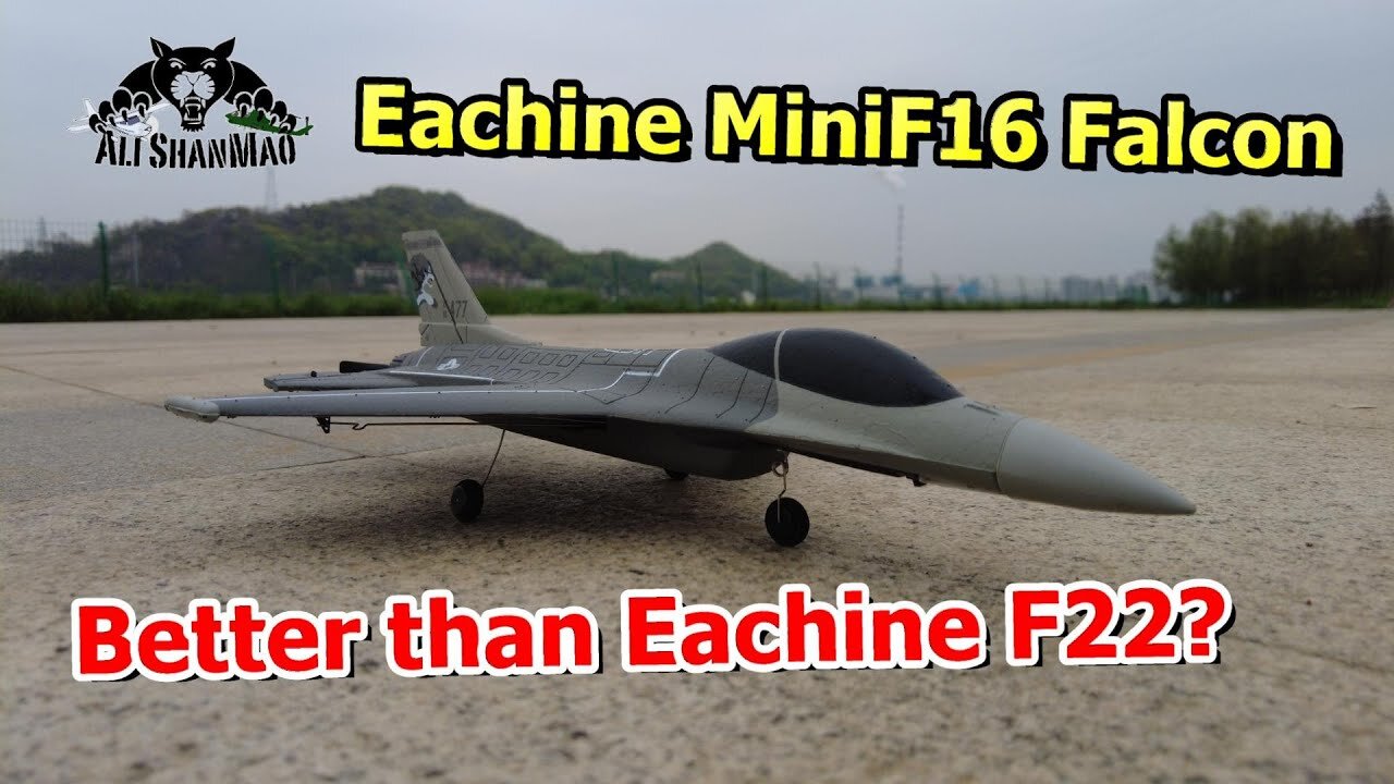 Eachine Mini RC F16 Falcon Pusher Jet Hands on Flight Review