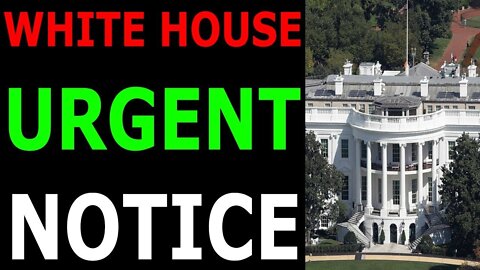 WHITE HOUSE URGENT NEWS TODAY EXCLUSIVE UPDATE - TRUMP NEWS