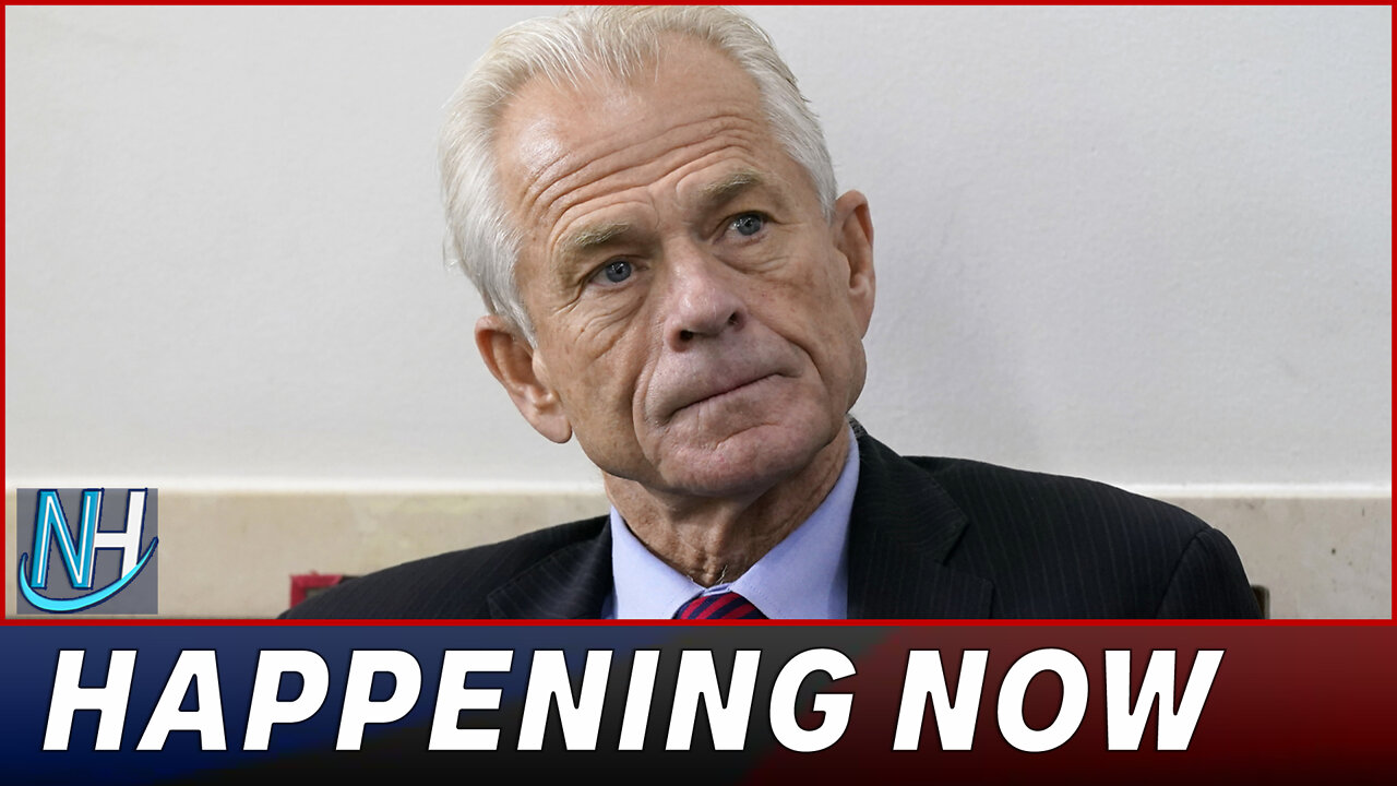 FBI Detains Peter Navarro A Day After He Swears to Impeach Biden