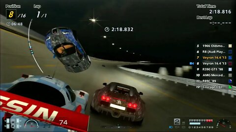 Gran Turismo 6 Like the Wind! Crashes, Fails, Spins, and Collisions with the Bugatti Veyron Part 158