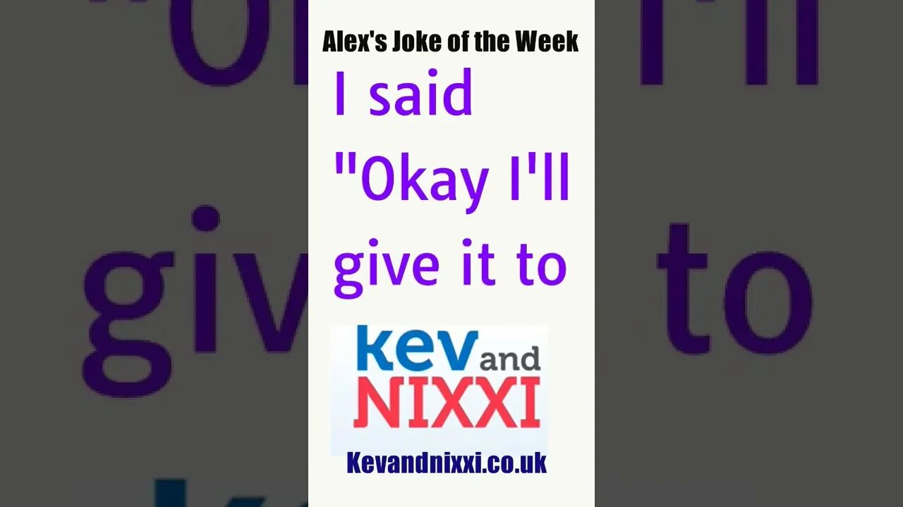 Alex's Joke of the Week Show 31 #shorts