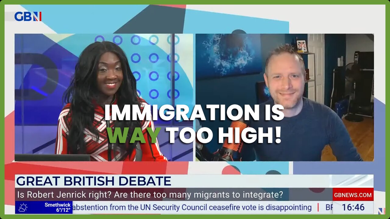 IMMIGRATION IS WAY TOO HIGH! Robert Jenrick is right...