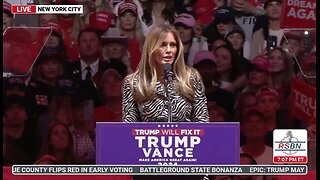 FULL SPEECH: Melania Trump Delivers Remarks at Madison Square Garden in NYC- 10/27/24