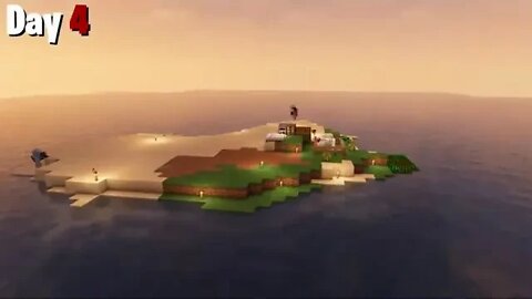 I Survived 100 Days on a DESERTED ISLAND in Minecraft &&&& 5