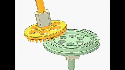 2398 Archimedean spiral gear and Pin gear 2