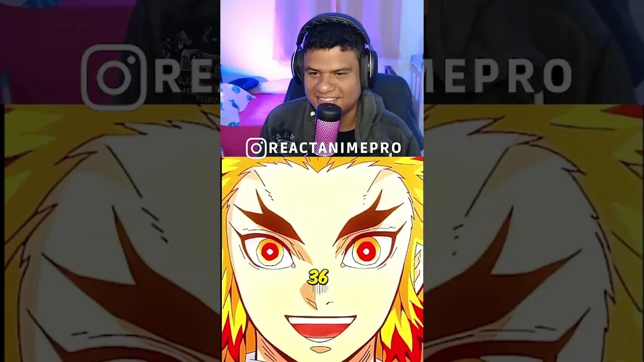 a origem do cabelo vermelho de rengoku | React Anime Pro