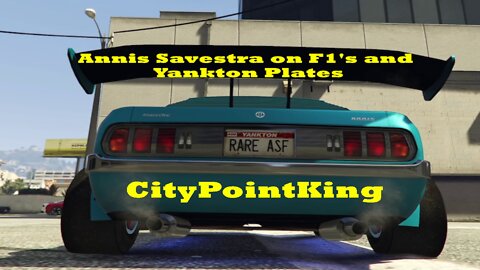 GTA V E&E XBoX S - Annis Savestra - on F1's with Yankton License Plates Showcase